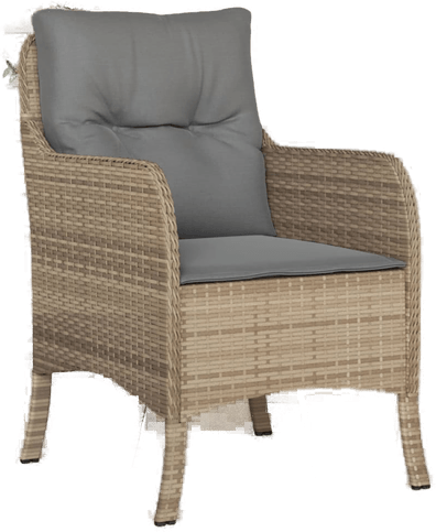 Vidaxl Hagestoler med puter 2 stk