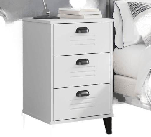 Vidaxl Nattbord VIKEN hvit