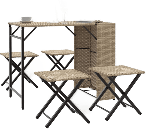 Vidaxl Hagespisegruppe 5 deler