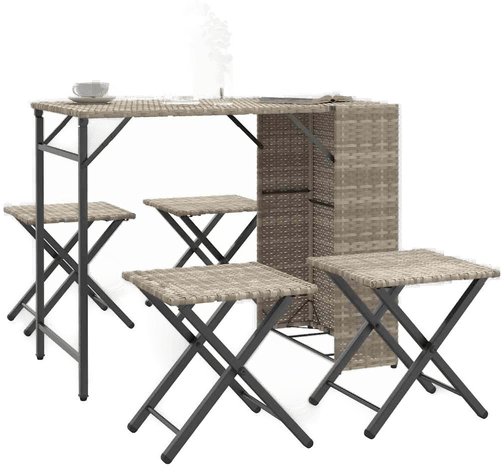 Vidaxl Hagespisegruppe 5 deler