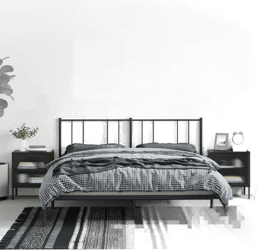 Vidaxl Nattbord 50x35x60 cm svart