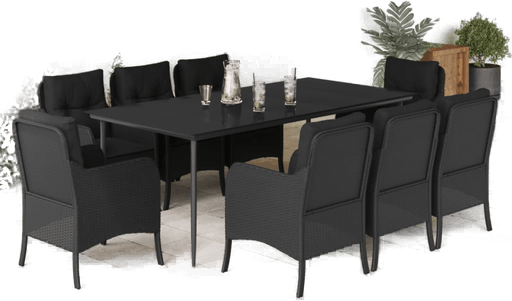 Vidaxl Hagespisegruppe 9 deler