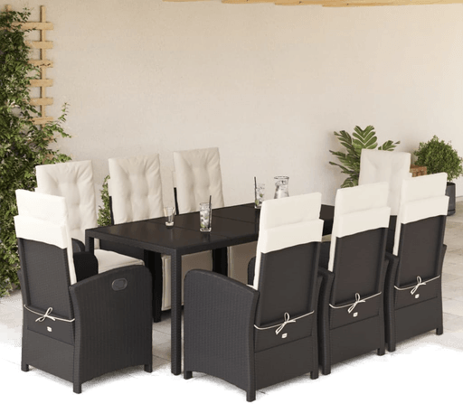 Vidaxl Hagespisegruppe 9 deler