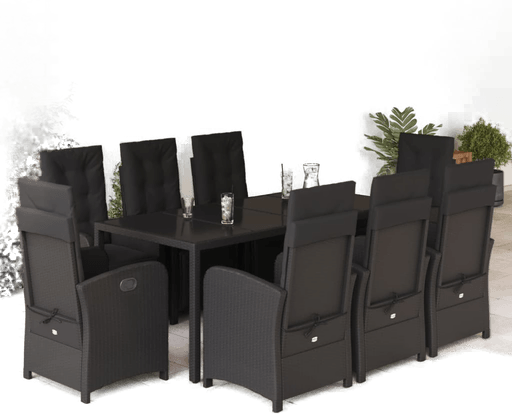 Vidaxl Hagespisegruppe 9 deler