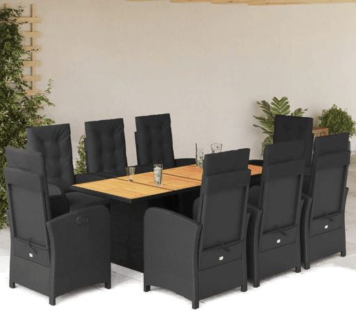 Vidaxl Hagespisegruppe 9 deler