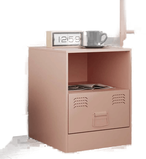 Vidaxl Nattbord rosa 34,5x39x44 cm