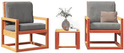 Vidaxl Hagesofagruppe 3 deler