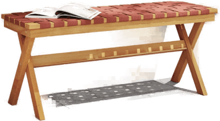 Vidaxl Hagebenk rød akasie