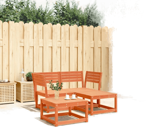 Vidaxl Hagesofasett 3 deler