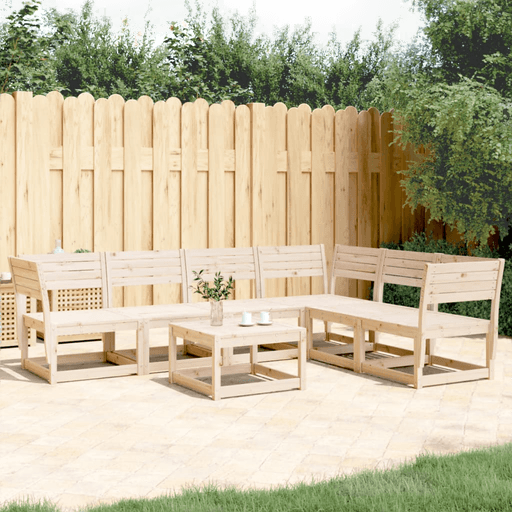 Vidaxl Hagesofasett 6 deler