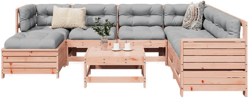 Vidaxl Hagesofasett 8 deler