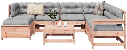 Vidaxl Hagesofasett 8 deler