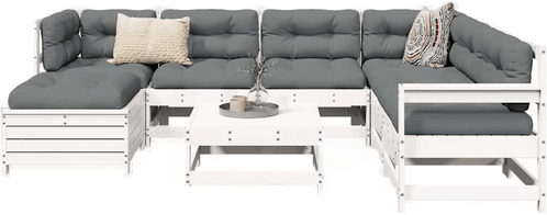 Vidaxl Hagesofasett 8 deler