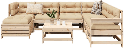 Vidaxl Hagesofasett 8 deler