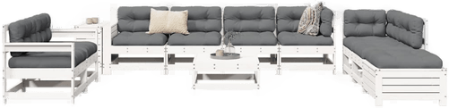 Vidaxl Hagesofasett 11 deler