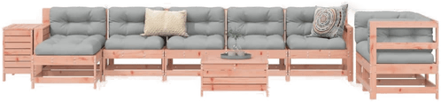 Vidaxl Hagesofasett 10 deler