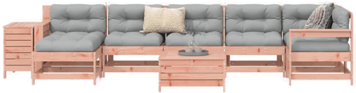 Vidaxl Hagesofasett 9 deler