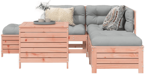 Vidaxl Hagesofasett 6 deler