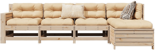 Vidaxl Hagesofasett 5 deler