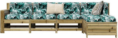 Vidaxl Hagesofagruppe 5 deler