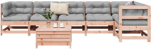 Vidaxl Hagesofasett 7 deler