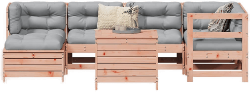 Vidaxl Hagesofasett 7 deler