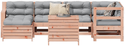 Vidaxl Hagesofasett 7 deler