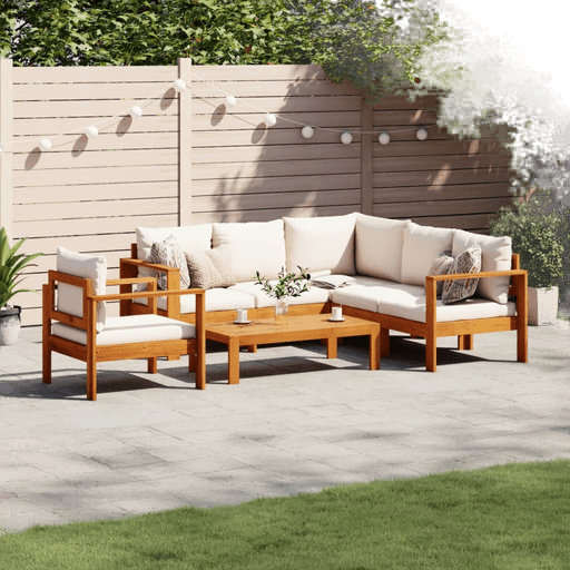 Vidaxl Hagesofasett 5 deler