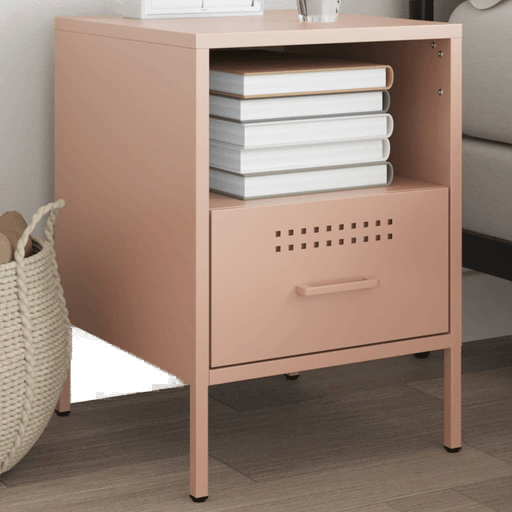 Vidaxl Nattbord rosa 36x39 cm