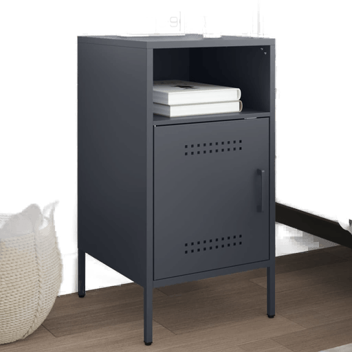 Vidaxl Nattbord antrasitt 36x39 cm