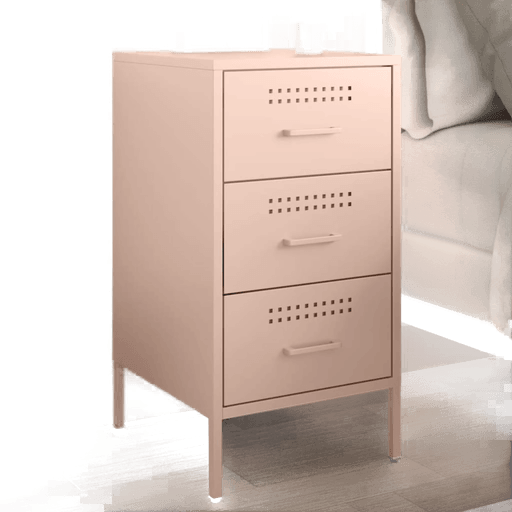 Vidaxl Nattbord rosa 36x39x68 cm