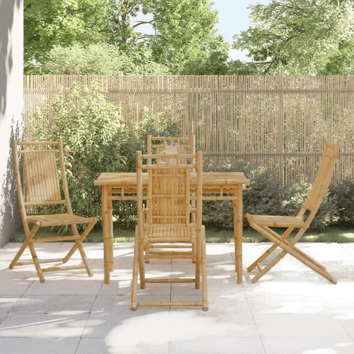 Vidaxl Hagespisegruppe bambus