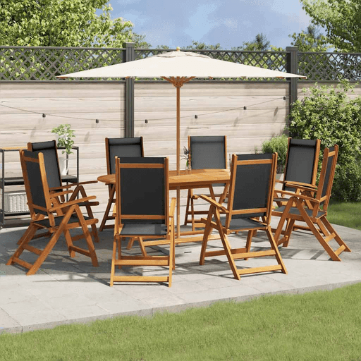 Vidaxl Hagespisegruppe 9 deler