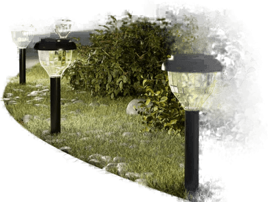 Vidaxl Soldrevne lamper med jordplugg 4 stk