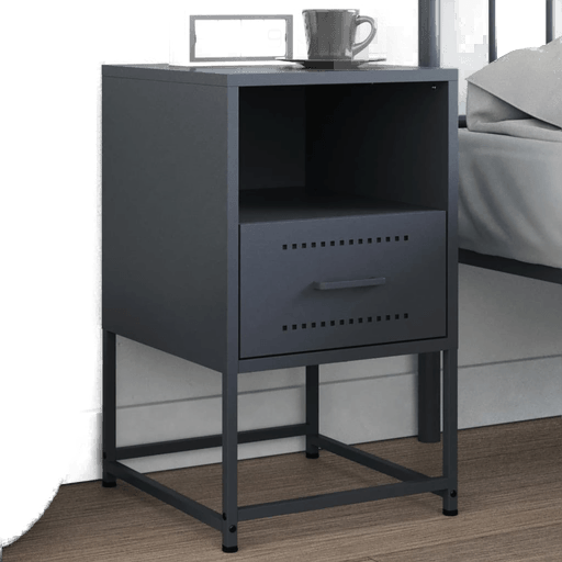 Vidaxl Nattbord antrasitt 36x39x60,5 cm