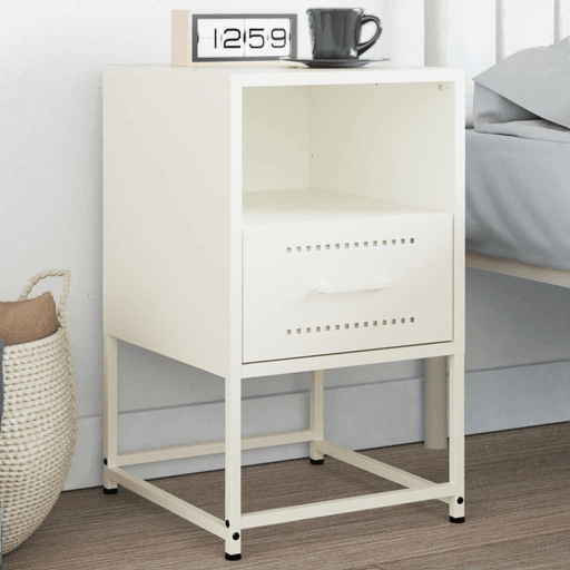 Vidaxl Nattbord hvit 36x39 cm