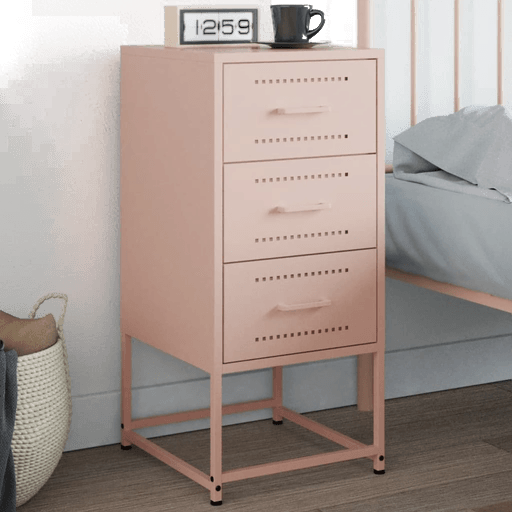 Vidaxl Nattbord rosa 36x39 cm