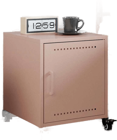 Vidaxl Nattbord rosa 36x38,5 cm