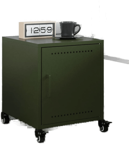 Vidaxl Nattbord olivengrønn 36x39 cm