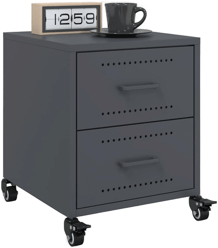 Vidaxl Nattbord 2 stk antrasitt 36x39 cm