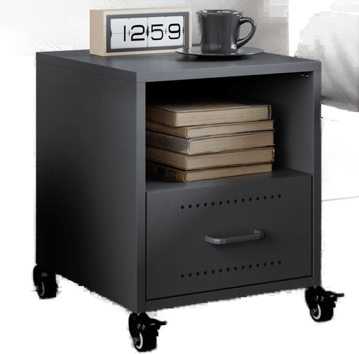 Vidaxl Nattbord antrasitt 36x39x43,5 cm