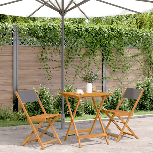 Vidaxl Bistrosett 3 deler antrasitt