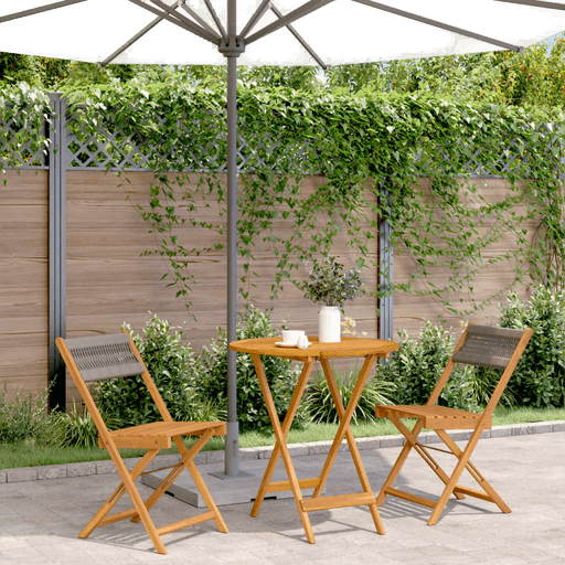 Vidaxl Bistrosett 3 deler grå