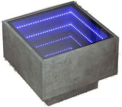 Vidaxl Salongbord Infinity LED 40x40 cm