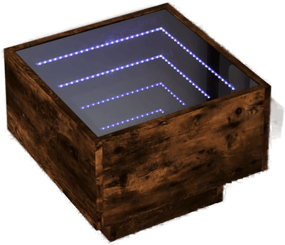 Vidaxl Salongbord Infinity LED 40x40 cm