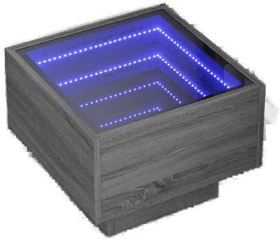 Vidaxl Salongbord Infinity LED 40x40 cm