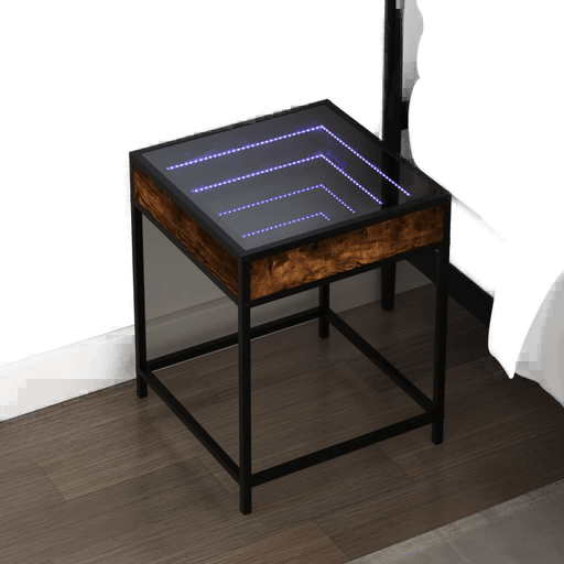 Vidaxl Salongbord Infinity LED 40x40 cm