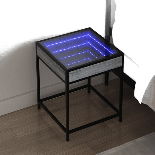 Vidaxl Salongbord Infinity LED 40x40 cm