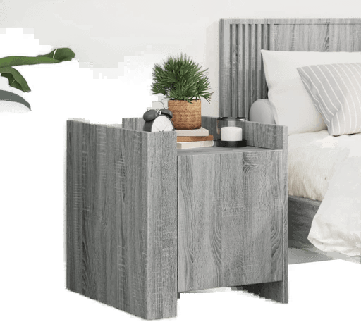 Vidaxl Nattbord grå sonoma 45x50 cm