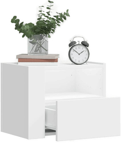 Vidaxl Veggmonterte nattbord 45x30x35 cm